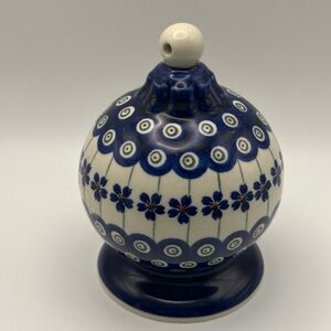 Polish Blue and White Ceramic ornament